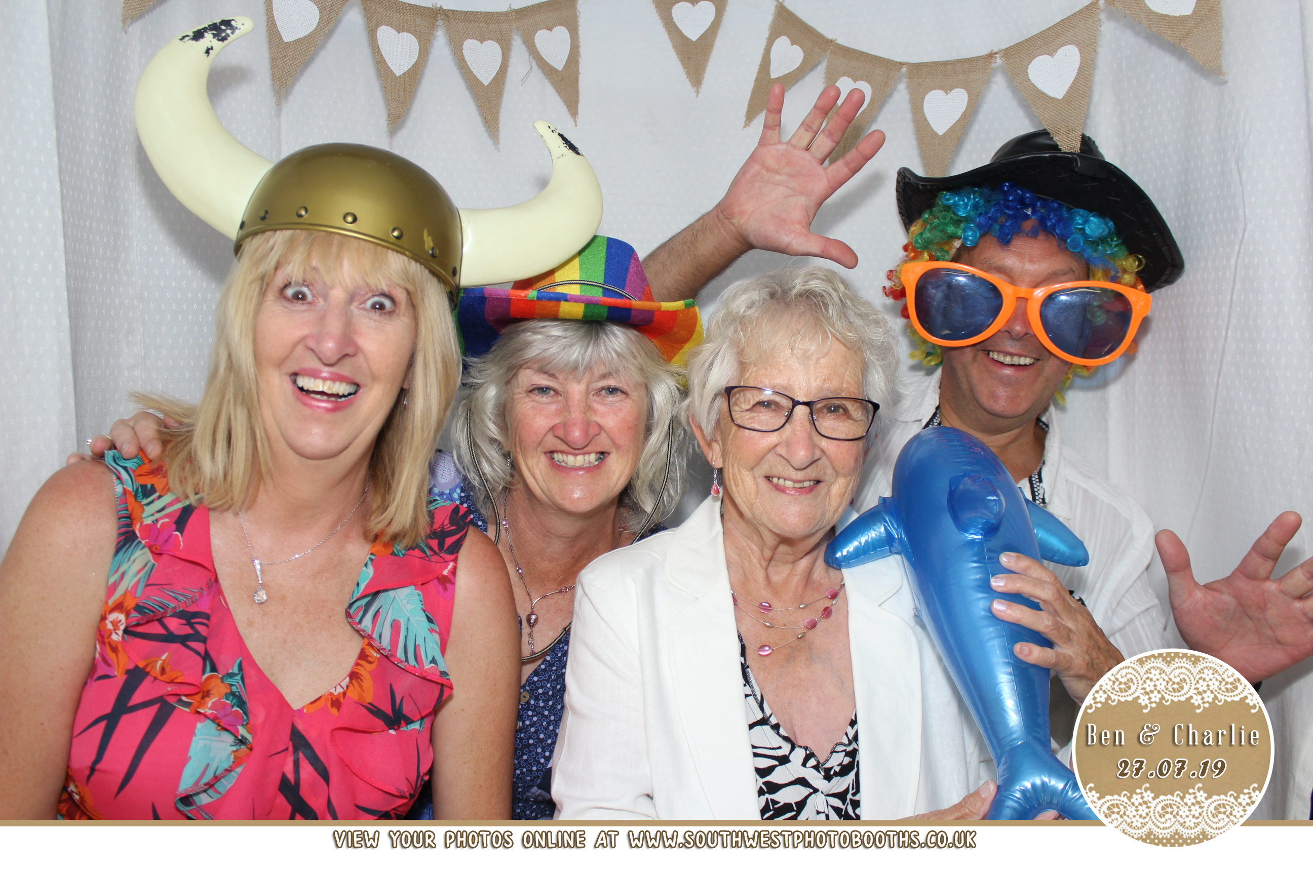 Ben and Charlie | View more photos from the event at gallery.southwestphotobooths.co.uk/u/SWPB/Ben-and-Charlie